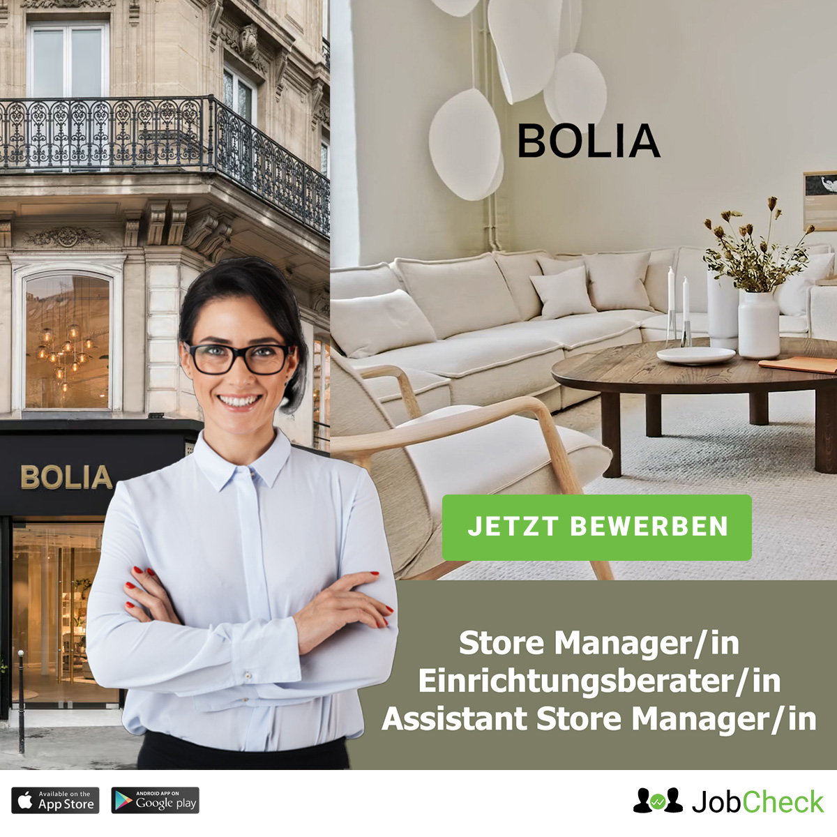 Aktuelle Jobs bei Bolia